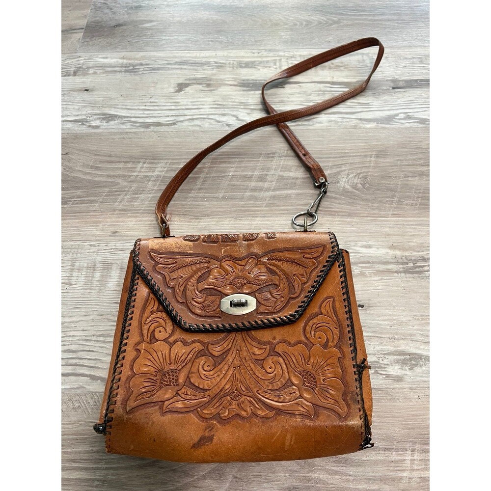 Vintage Western Leather Purse Sandy Crossbody western wear purse